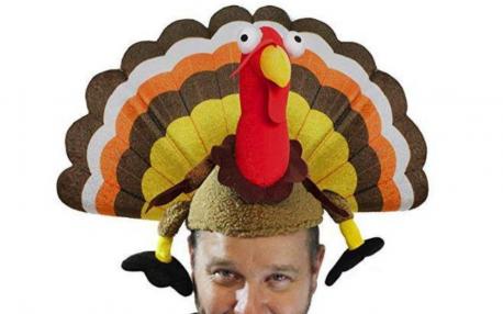 Plush Turkey Hat. Would you wear this hat?