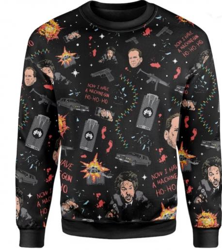 Do you think this is an ugly sweater? Perfect for Die Hard fans.