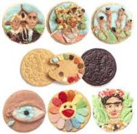 Artist Tisha Cherry takes playing with your food to a whole new level with her amazing recreations of famous paintings or pop culture icons with Oreo cookie filling. She has recreated famous works from Frida Kahlo to René Magritte, to pop icons like Breaking Bad and Grumpy Cat, carved into colored Oreo cream. Have you seen these tiny works of art before this survey?