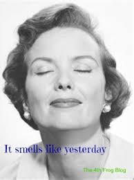 The other day I was in the mall and a lady in front of me smelled exactly like my Grandma did. She was wearing a perfume that took me back over 10 years ago when my Grandma was alive, so much so I started to tear up. Have you ever caught a whiff of a scent that takes you back to your much younger days?