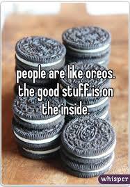 I love the message of this song -- even though I know it's really just about Oreos. The song says we should not judge people based on what they look like, and instead let our curiosity allow us to find out who they really are. Do you feel it's a positive message illustrated in a fun way?