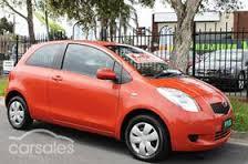 I have a 2008 Toyota Yaris -- bright orange, and I call my car 