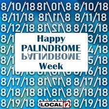 Happy Palindrome Week