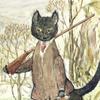 Just recently a publisher found an unpublished Beatrix Potter handwritten manuscript in a school notebook, the story features an older Peter Rabbit and a well-behaved black cat and is called 'The Tale of Kitty-in-Boots. Would you be interested in reading it when it is published.
