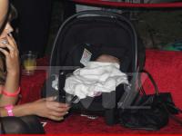 Kelsey Grammer took his 3 month old Daughter Faith to a party at the Playboy Mansion. He told the reporters. 
