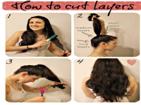 Have you ever cut your hair using a ponytail holder?