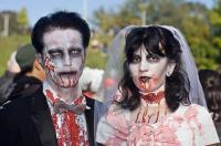 Many couples are opting for theme weddings these days, but not just themes like a beach wedding but themes like Super Mario or a zombie wedding! Do you think they will regret having such an over-the-top theme later when they look back?