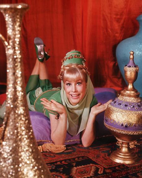 Barbara Eden - August 23, 1931 (age 92). Eden is best known for the TV show I Dream of Jeannie. She has also starred in more than 20 feature films and made for television films as well as guest starring in several TV shows. Have you seen any of these TV shows with Barbara Eden?