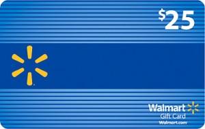 $25 Walmart Gift Card