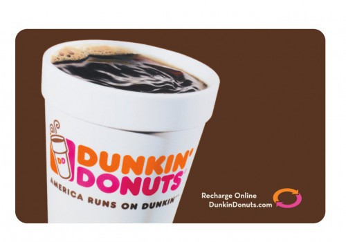 $25 Dunkin' Donuts Card