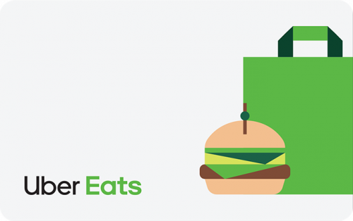 $25 Uber Eats/Uber Rides e-Gift Card